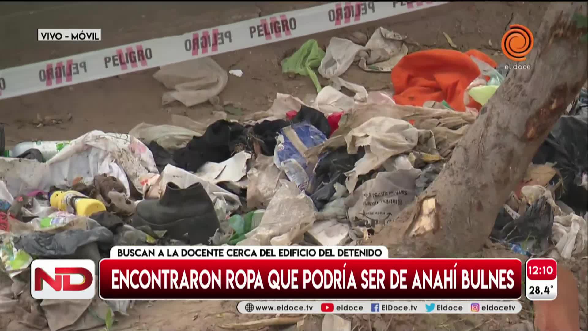 Caso Anahí Bulnes: los lugares donde encontraron pertenencias