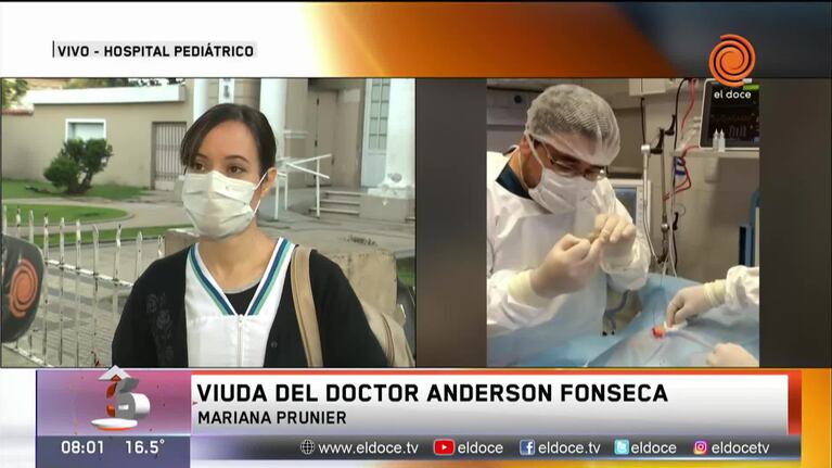 La viuda de un médico que murió de covid: "Me causó mucha tristeza lo que dijo el Presidente"