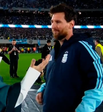 la sole brindis messi