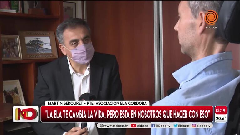 "La ELA te cambia la vida, pero está en nosotros qué hacer con ese cambio"