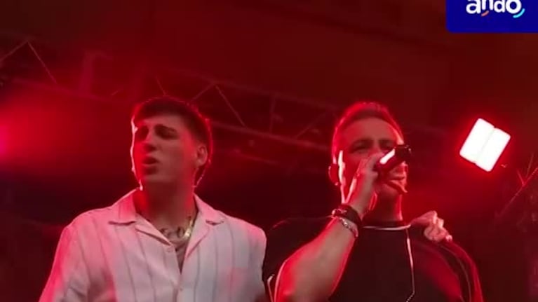 Germian y Fran Herrera por primera vez juntos en el escenario