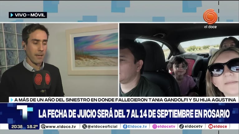 “Ella me da la fuerza”: el testimonio de Diego García antes del juicio por la tragedia en Rosario