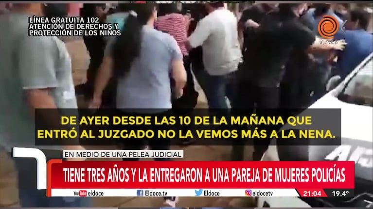 La tía de la nena que separaron de su familia en Misiones: "La jueza no tiene corazón"