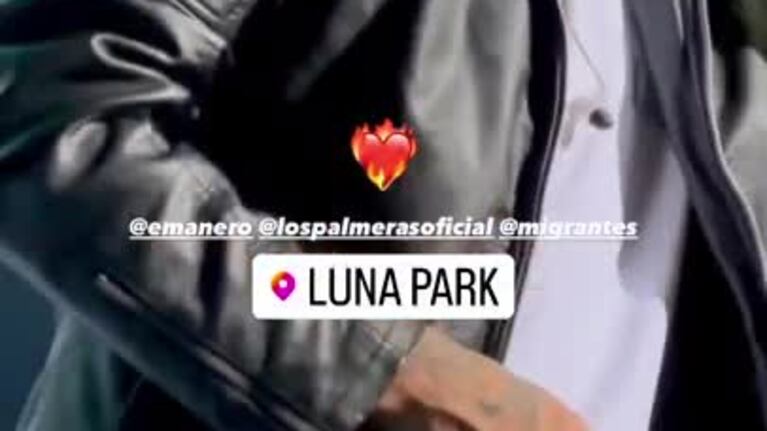 Ulises visitó a Los Palmeras en el Luna Park