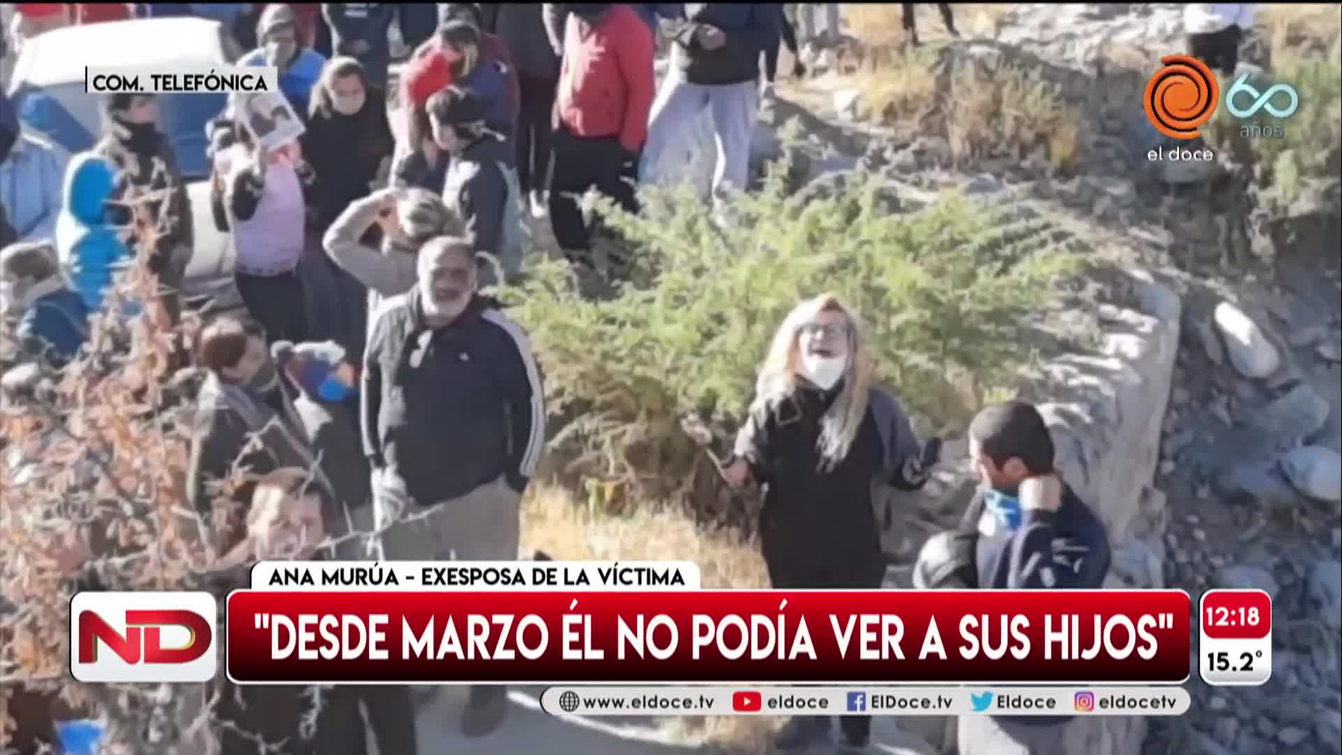 Habló la ex esposa del hombre que murió en la frontera con San Luis