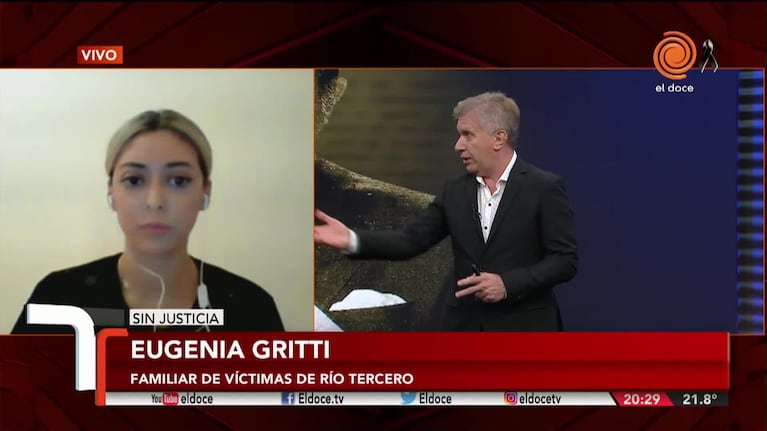Explosiones: el dolor de la hija de Ana Gritti tras la muerte de Menem