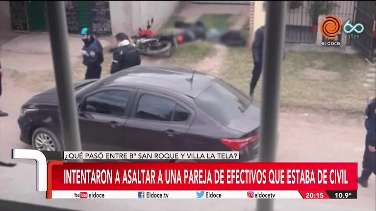 En primera persona: un tiroteo en Villa La Tela dejó un delincuente muerto