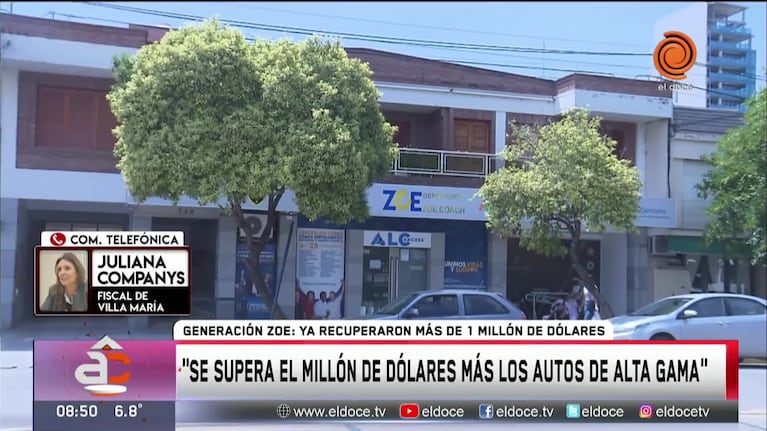 Generación Zoe: la Justicia recuperó más de un millón de dólares