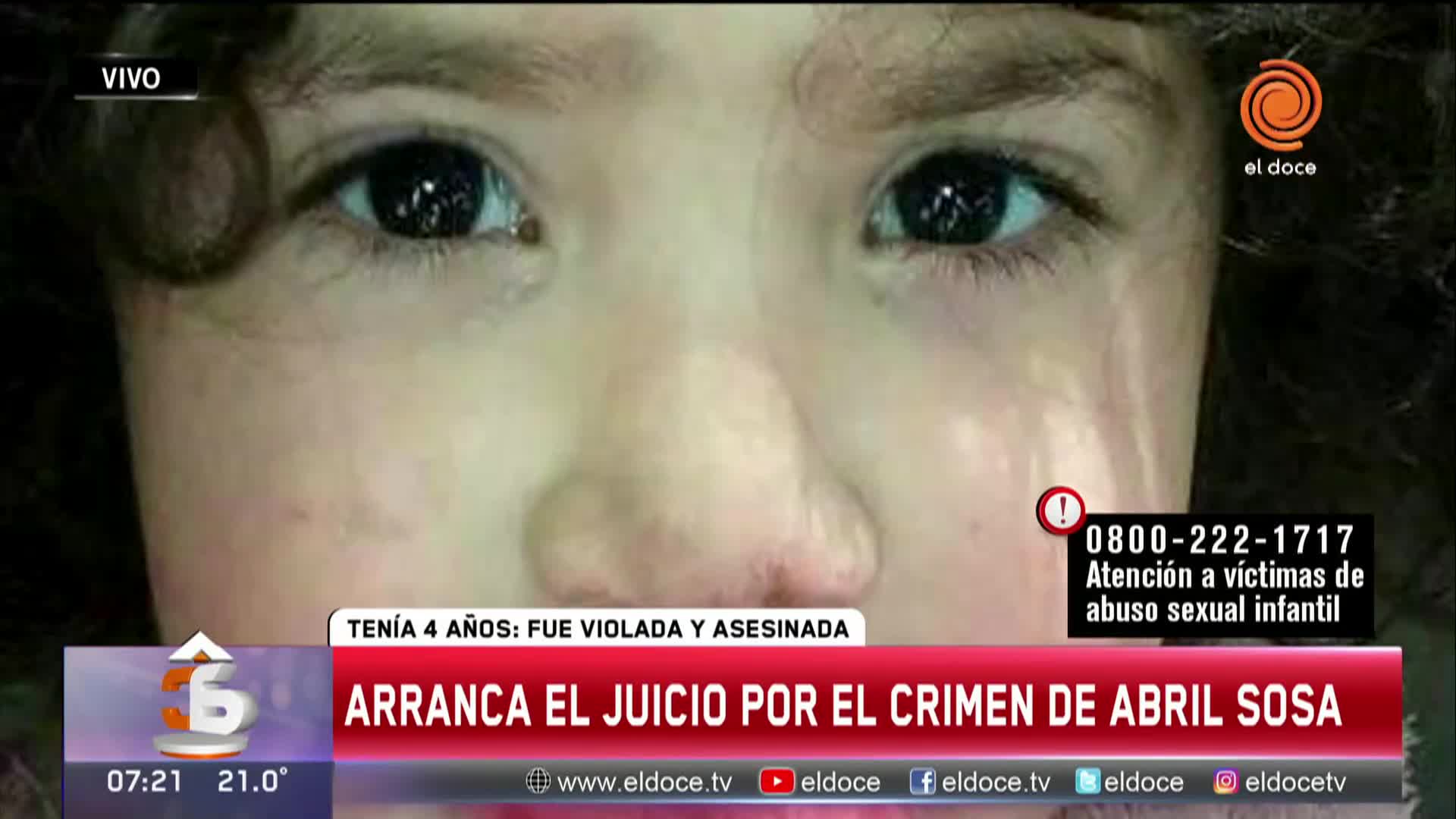 Arranca el juicio por el crimen de Abril Sosa