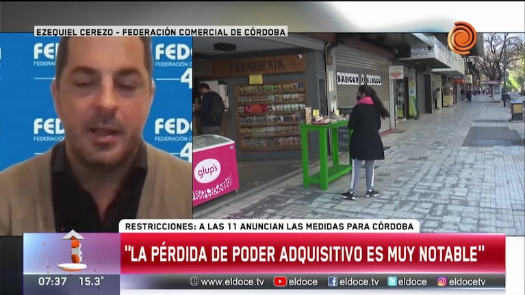 Restricciones en Córdoba: qué pasa con el comercio