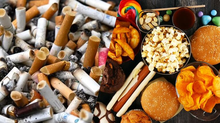El problema que genera en la salud la adicción al tabaco y los ultraprocesados