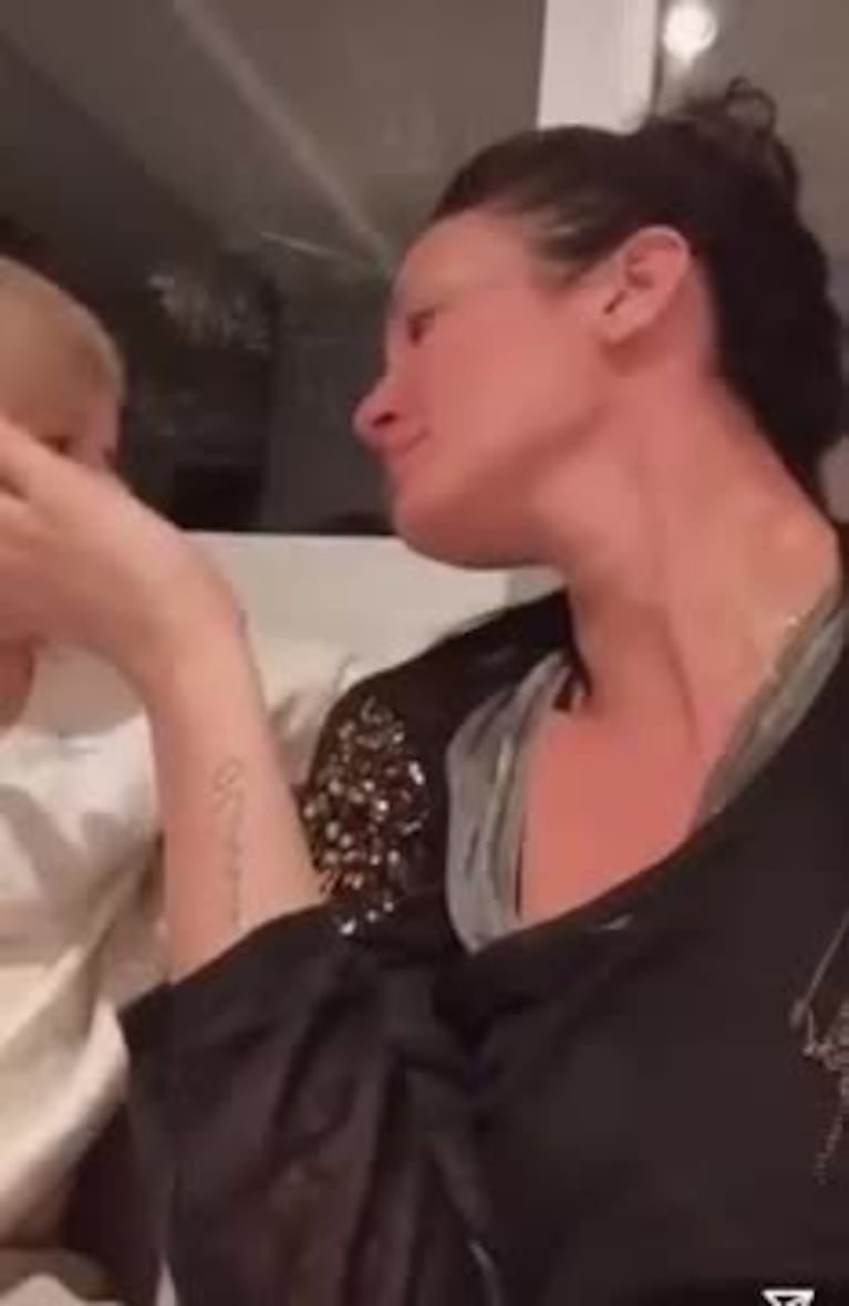 Paula Chaves lloró por una frase de su hijo Baltazar