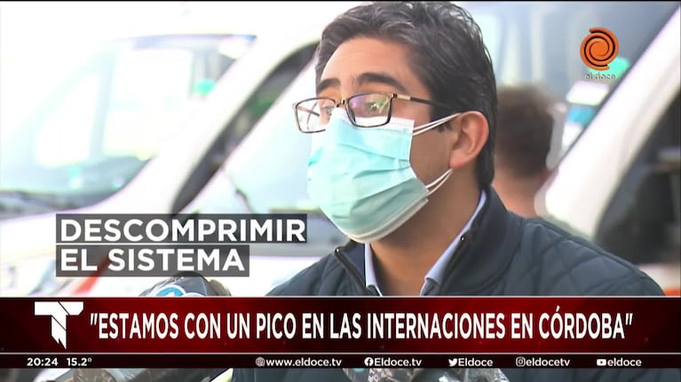Advierten que seguirá en suba el nivel de ocupación de camas en Córdoba