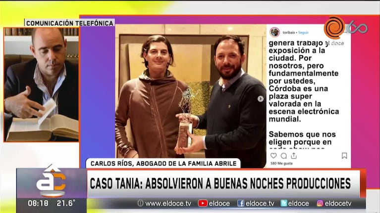 Caso Tania Abrile: absolvieron a Buenas Noches Producciones