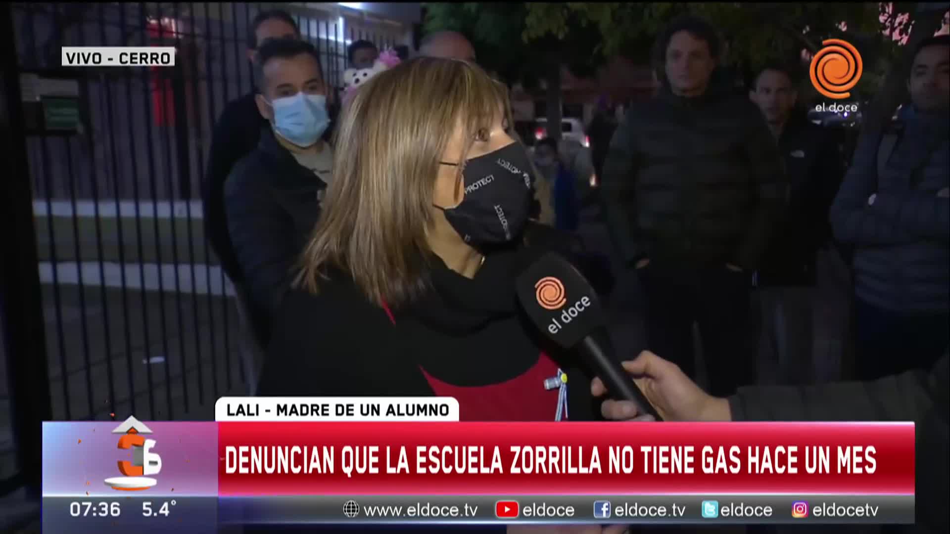 Una escuela de Córdoba, sin gas hace tres años