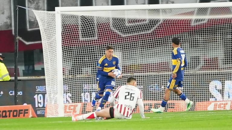 El gol de Merentiel y el 2 a 2 de Boca ante Instituto en la primera que tocó