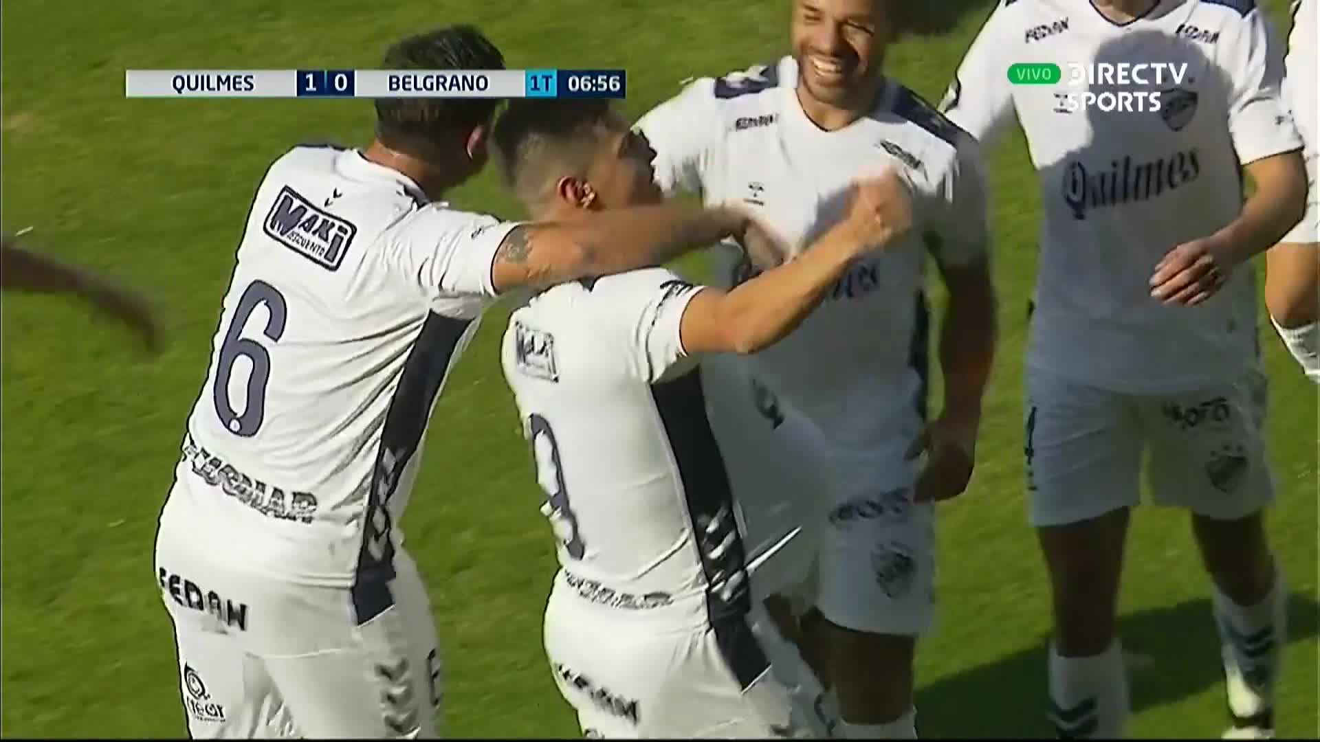 Quilmes abrió rápido el marcador ante Belgrano