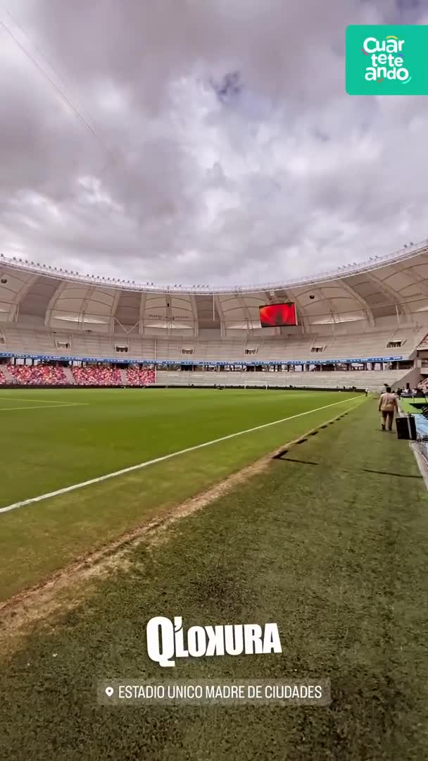 Q' Lokura en la previa del amistoso de Argentina