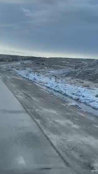 Nevó en pleno octubre en las Altas Cumbres