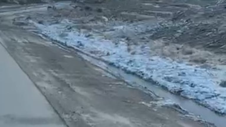 Nevó en pleno octubre en las Altas Cumbres