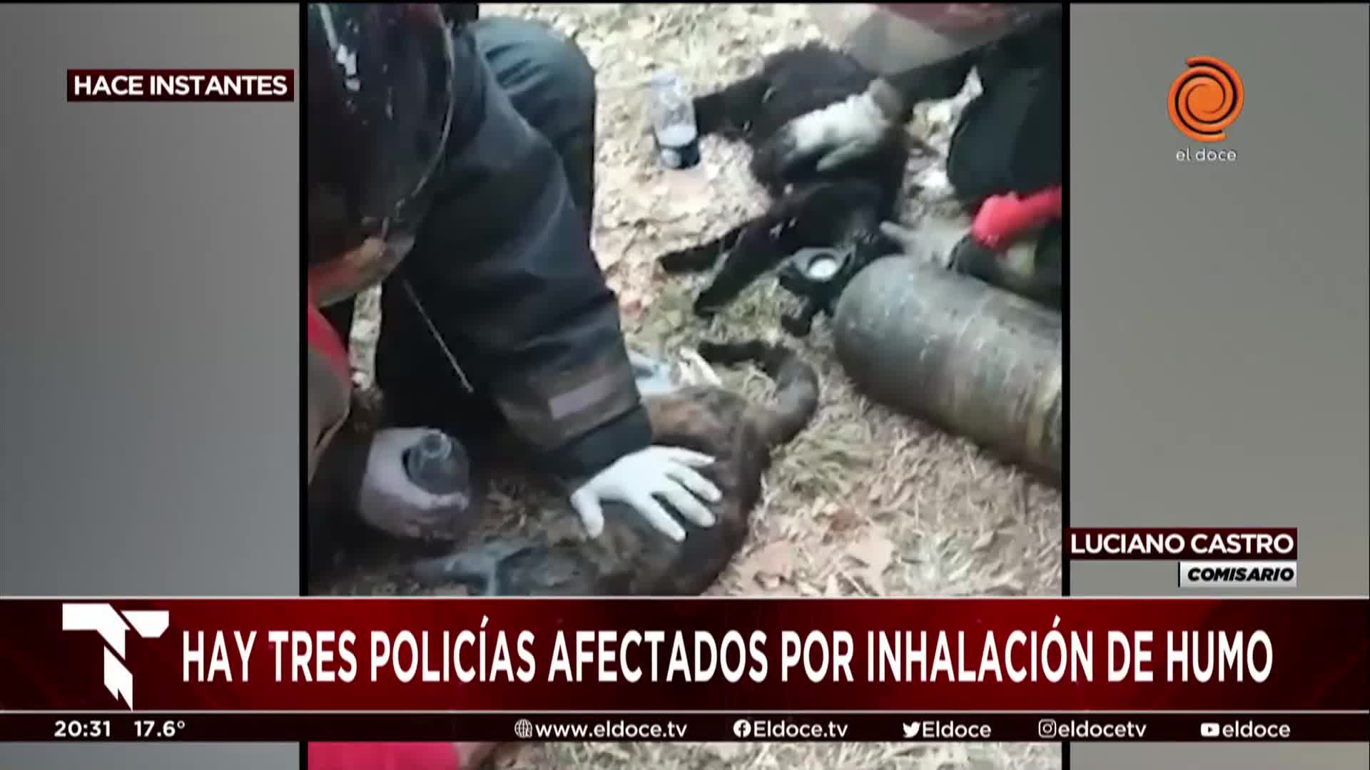 Explotó una garrafa de gas y se desató un voraz incendio en una casa de Alto Verde