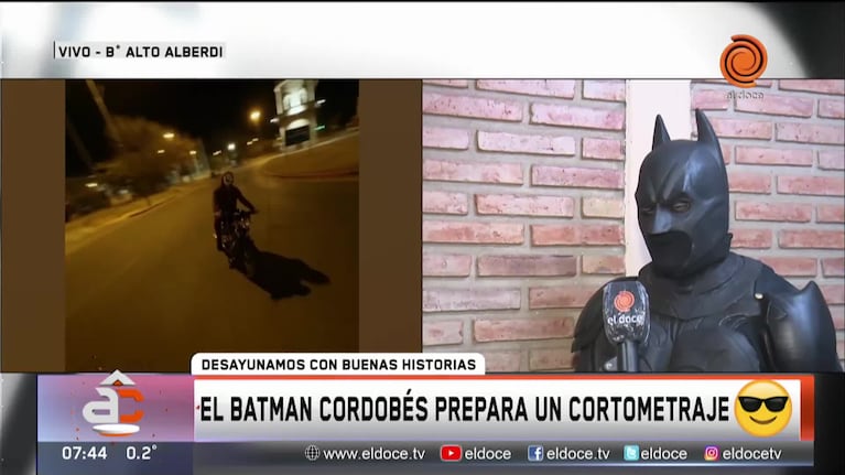 Batman prepara un cortometraje en ciudad "Dóctica"