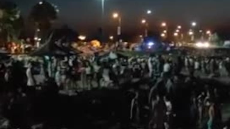 Miramar: fiesta y una multitud sin protocolo