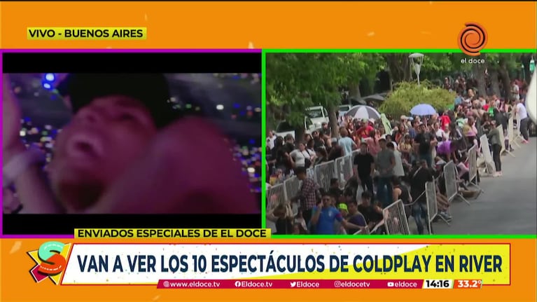 Pasión sin límites por Coldplay en Argentina