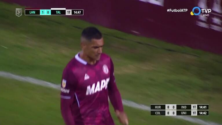 Sand, de penal, puso a Lanús 1-0 ante Talleres