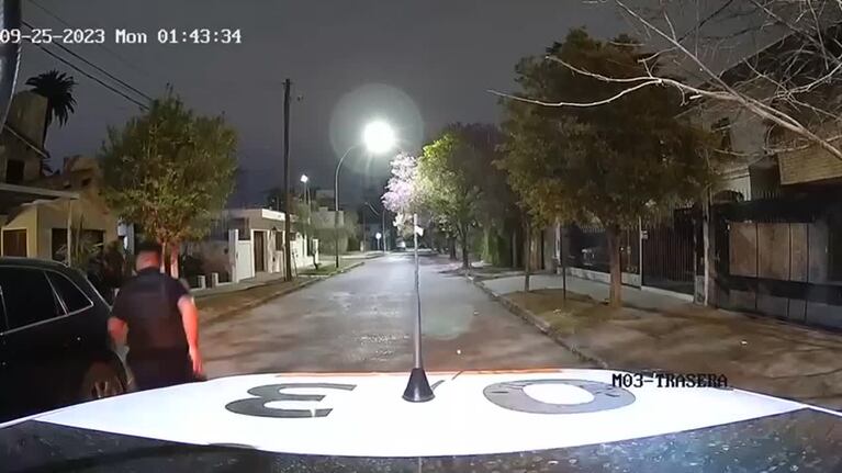 Así detectaron a Luzi cuando iba a robar