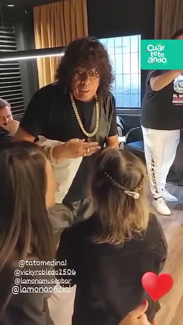 Vicky Robledo conoció a La Mona