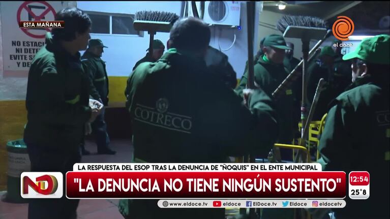 Denuncia de "ñoquis" en el Esop: la respuesta del director