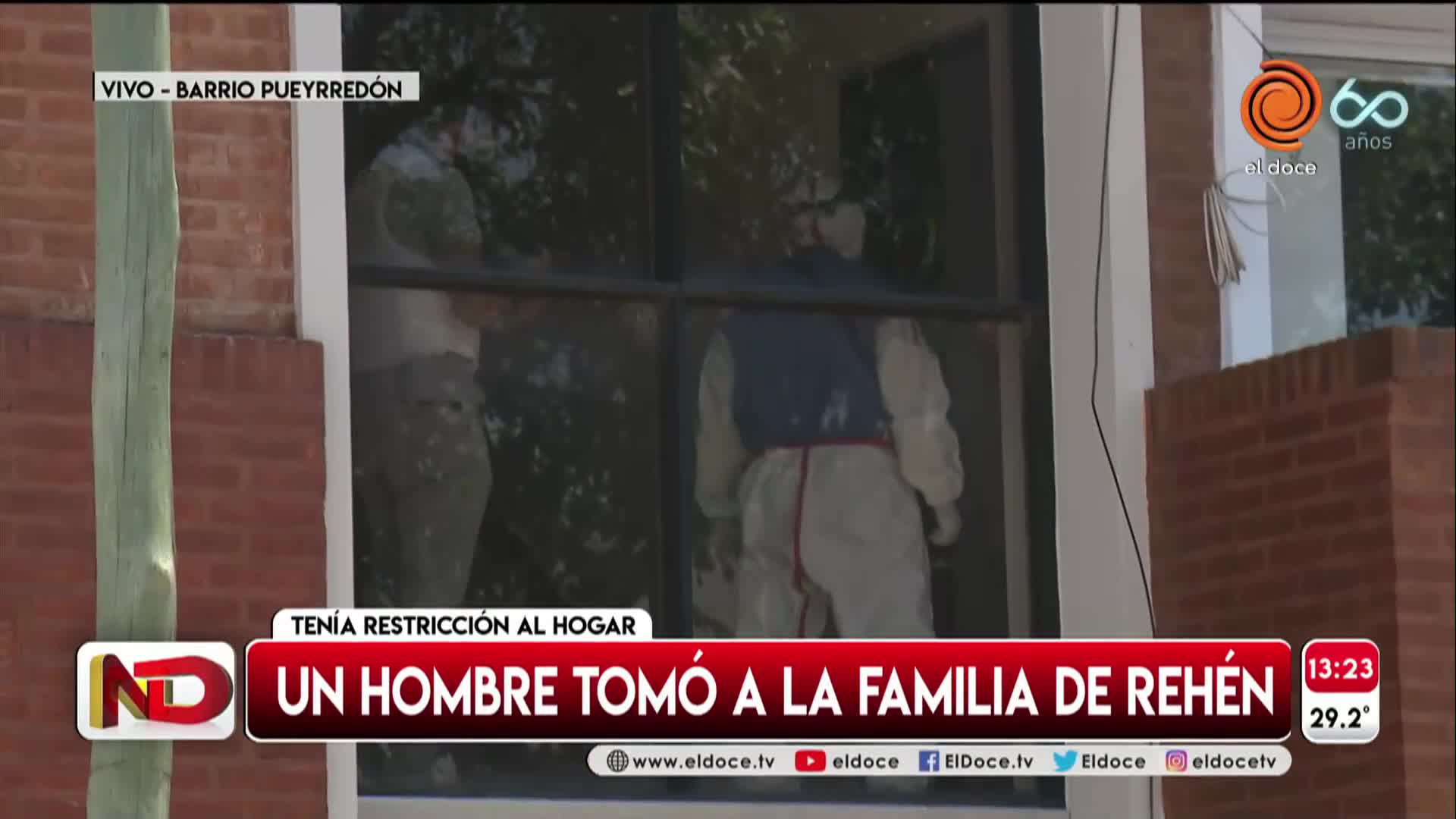 Tomó de rehén a su familia en barrio Pueyrredón: tenía restricción del hogar