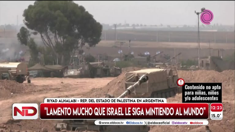 El representante de Palestina en Argentina dijo que Israel “le miente al mundo”