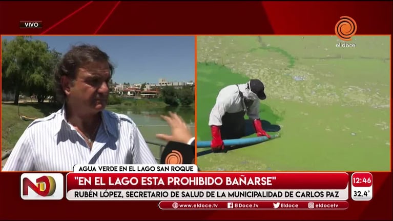 La contaminación en el Lago San Roque