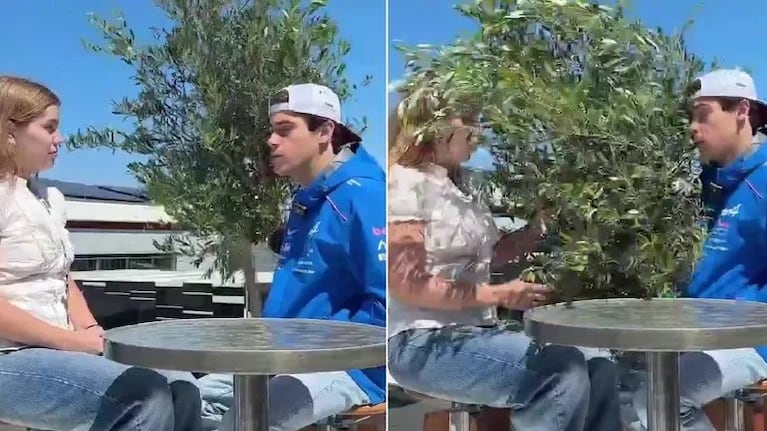 El insólito accidente de Franco Colapinto en plena entrevista