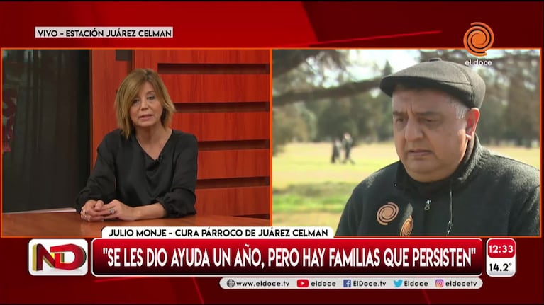 Juárez Celman: habló el cura de la capilla donde todavía viven familias desalojadas