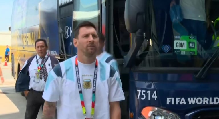 Así llegó la Selección al estadio para la final ante España