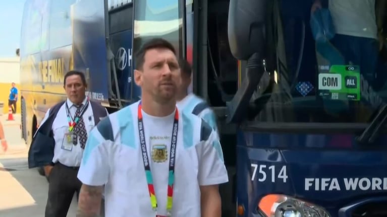 Así llegó la Selección al estadio para la final ante España