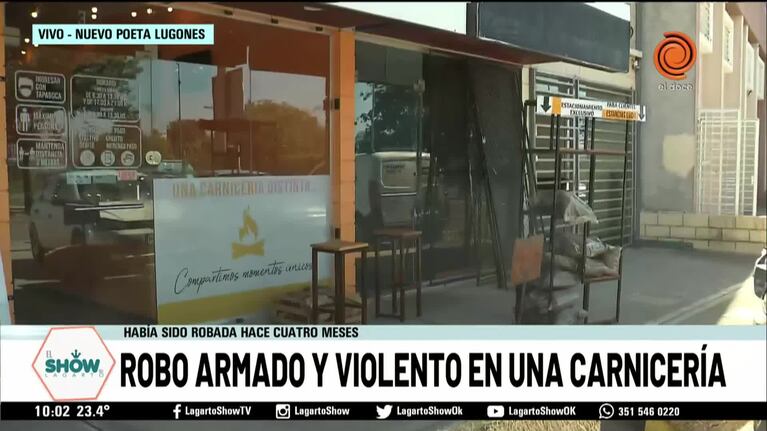 Córdoba: robo a mano armada en una carnicería