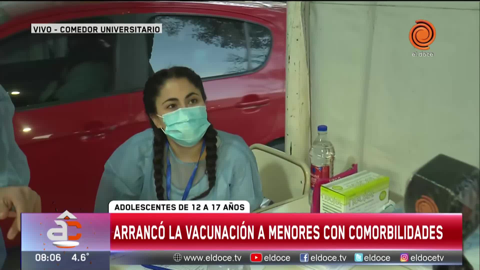 Día histórico en Córdoba: los primeros menores en recibir la vacuna