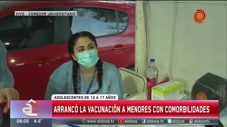 Día histórico en Córdoba: los primeros menores en recibir la vacuna