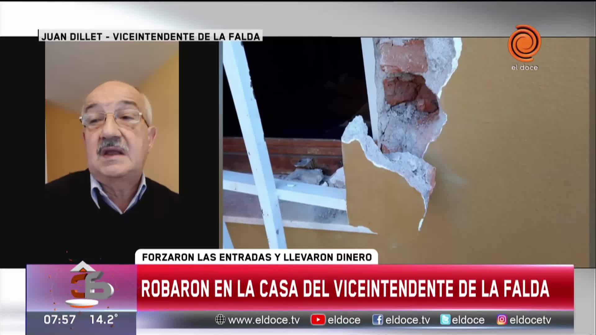 Así fue el robo al viceintendente de La Falda