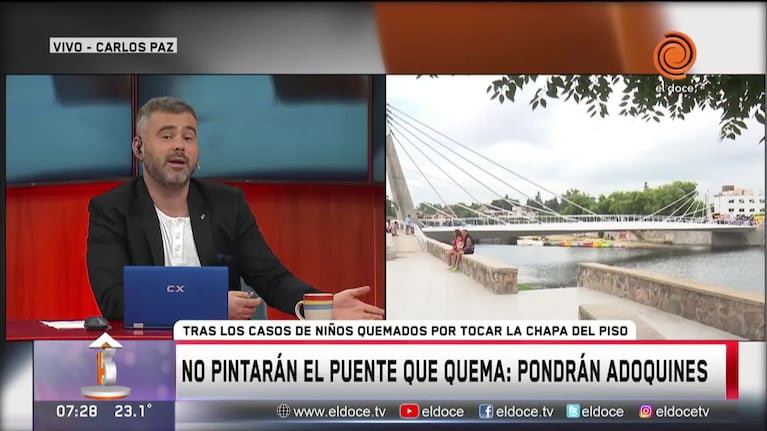 Puente que quema: las dudas con los adoquines que pondrán