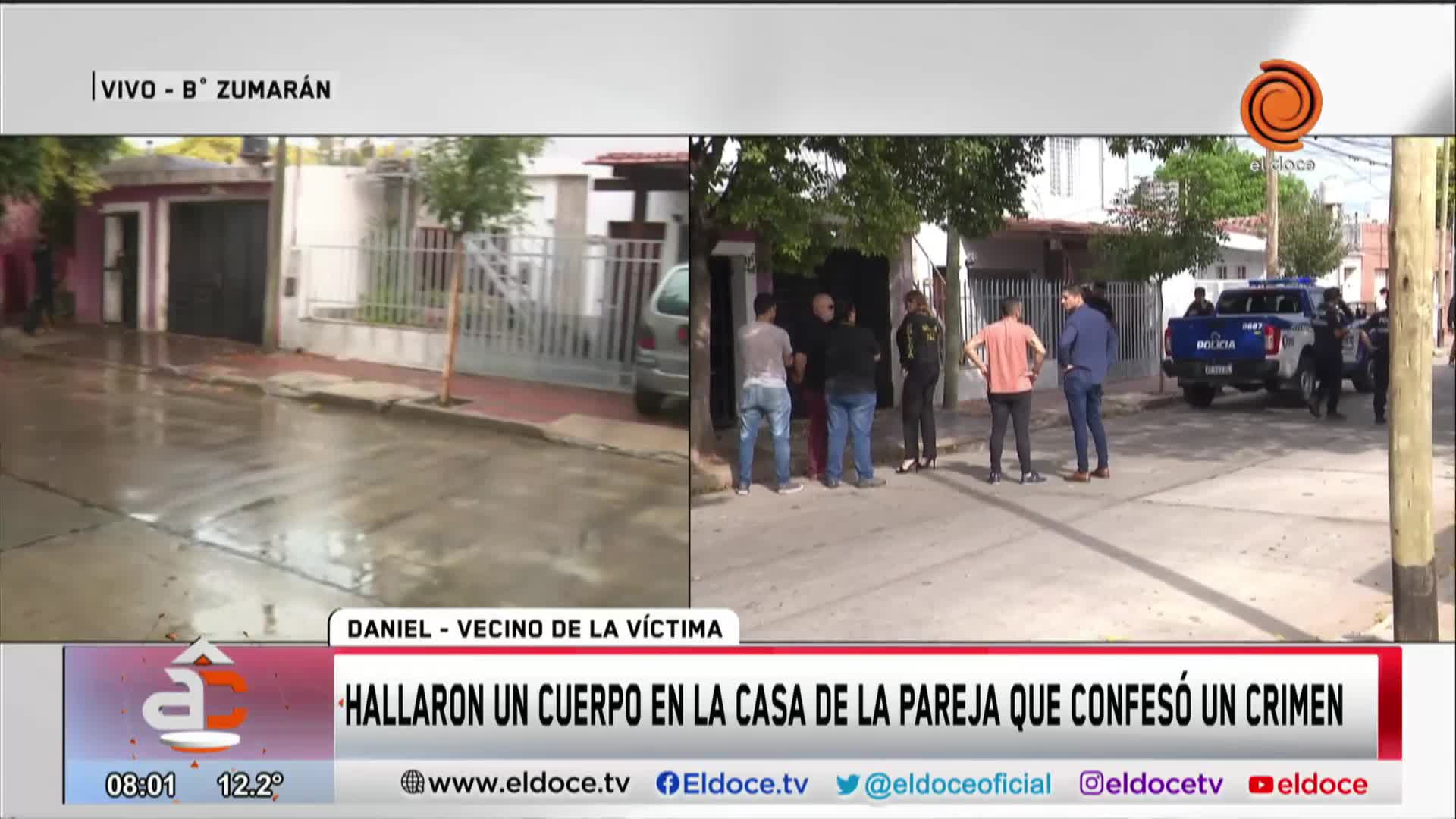 Cómo habría sido la confesión de la pareja sobre el crimen de barrio Zumarán