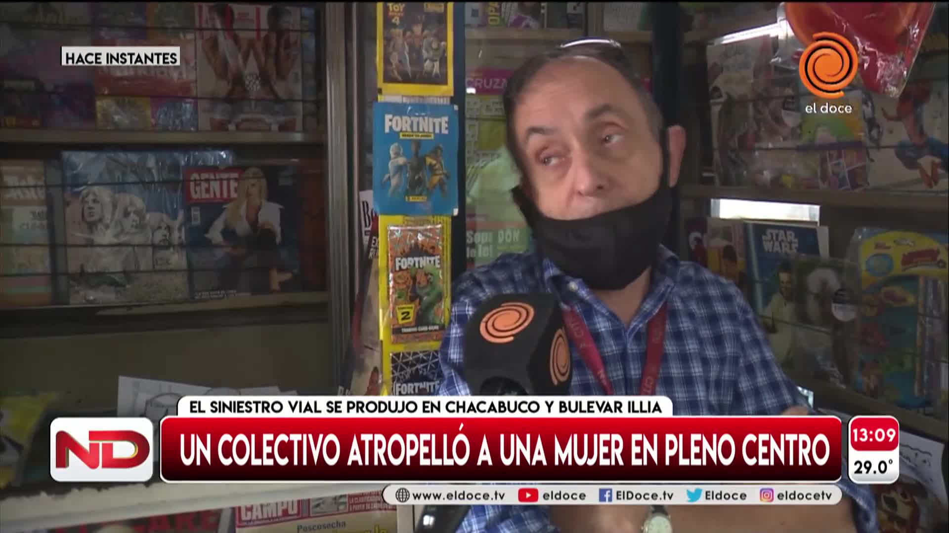 Jubilada atropellada por un colectivo: "El chofer dijo que no la vio"