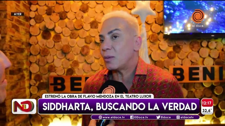 Estrenó Siddharta en Carlos Paz