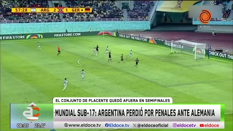 Argentina perdió con Alemania