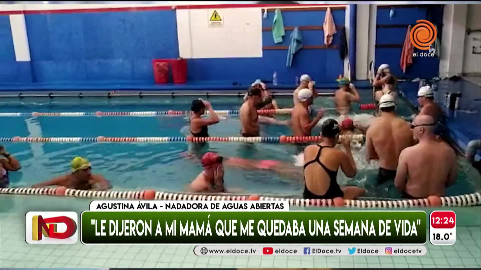 Le dieron 10 días de vida: ahora salió campeona de aguas abiertas