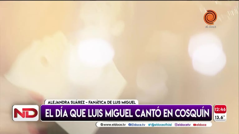 Cuando Luis Miguel cantó en Cosquín: el recuerdo de una fan